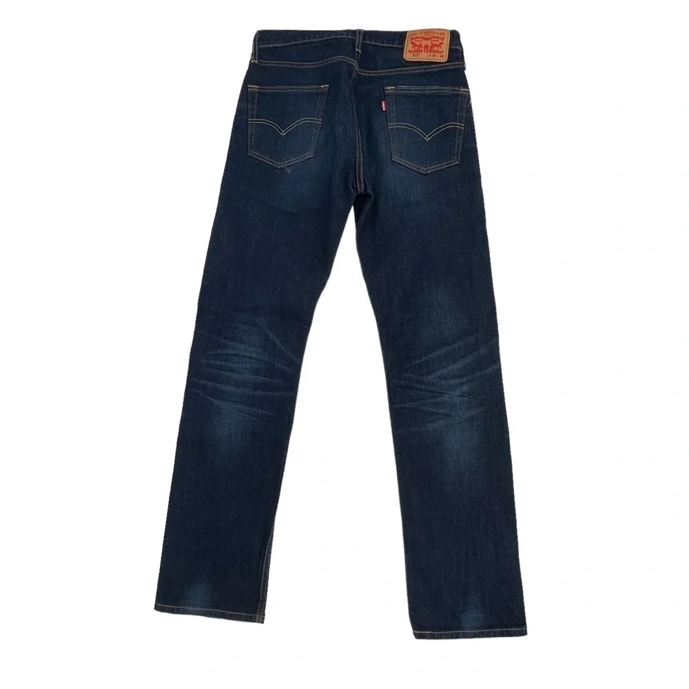 Levi's 513 Slim Straight Leg Stretch Denim Jeans Size 30 x 32 Men's